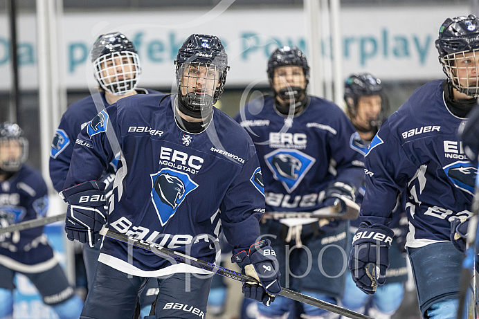 DNL - Eishockey - Saison 2023/2024  - Testspiel - ERC - Linz - Foto: Ralf Lüger