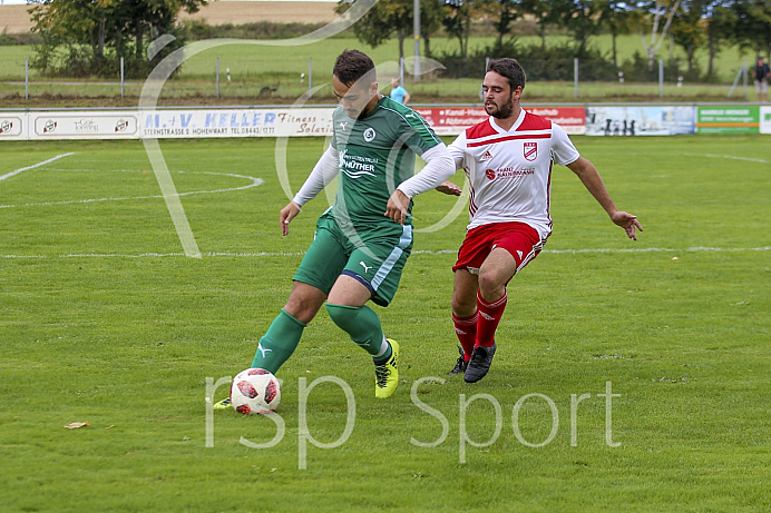 Fussball - Herren - Kreisliga Donau/Isar- Saison 2019/2020 - TSV Hohenwart - FC Geisenfeld - 28.09.2019 -  Foto: Ralf Lüger/rsp-sport.de