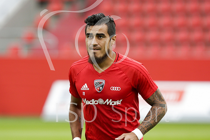 Fussball, 2. Bundesliga, Saison 2017/2018, FC Ingolstadt - Erzgebirge Aue