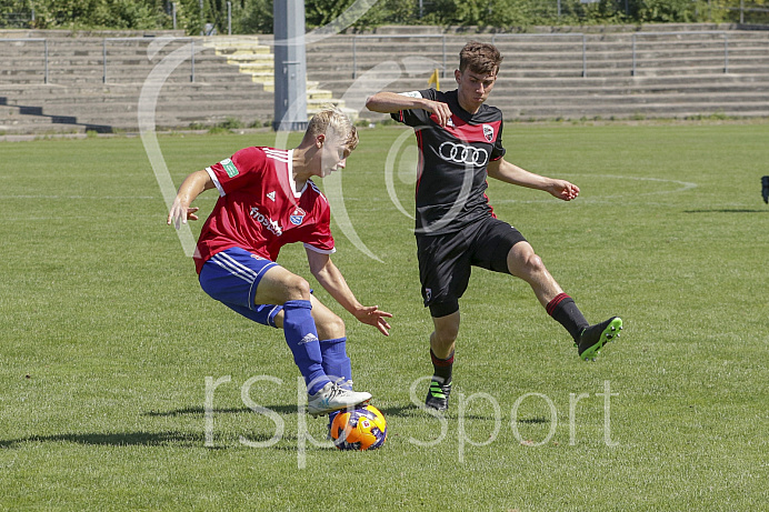 Fussball - B-Junioren Bundesliga - Ingolstadt - Saison 2018/2019 - FC Ingolstadt 04 - SpVgg Unterhaching - 12.08.2018 -  Foto: Ralf L