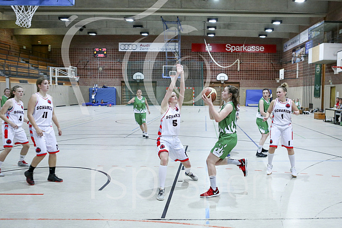 Frauen Basketball Bayernliga BYLDS - Saison 2017/2018 - MSG Ingolstadt/Etting - SSV Schrobenhausen Green Devilds  -  Foto: Ralf Lüger