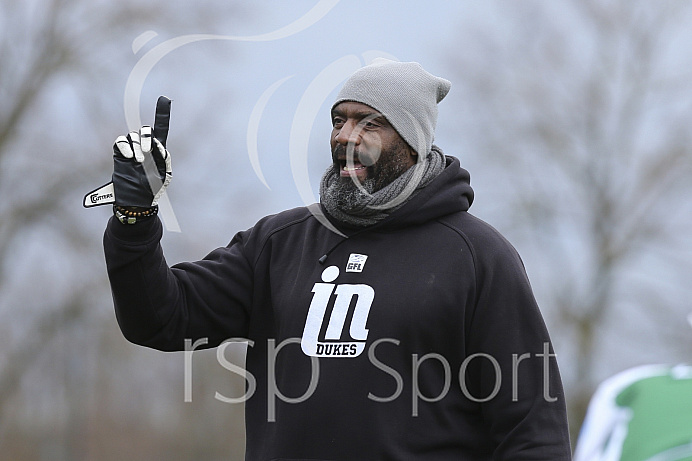 Football, GFL1, Saison 2019,  Vorbereitungs-Camp Ingolstadt Dukes vs. Landsberg X-Press, 16.03.2019