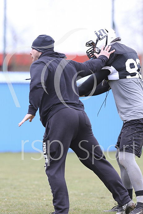 Football, GFL1, Saison 2019,  Vorbereitungs-Camp Ingolstadt Dukes vs. Landsberg X-Press, 16.03.2019