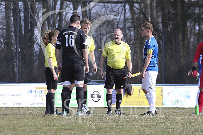 Fussball - Herren - Kreisliga Augsburg- Saison 2018/2019 - DJK Langenmosen - SC Griesbeckerzell - 24.03.2019 -  Foto: Ralf Lüger/rsp-sport.de