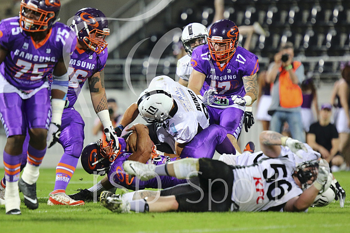 Football, GFL1, Saison 2018, Frankfurt Universe - Ingolstadt Dukes, 16.06.2018 Football, GFL1, Saison 2018, Frankfurt Universe - Ingolstadt Dukes, 16.06.2018