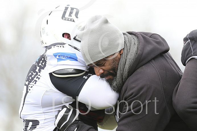Football, GFL1, Saison 2019,  Vorbereitungs-Camp Ingolstadt Dukes vs. Landsberg X-Press, 16.03.2019