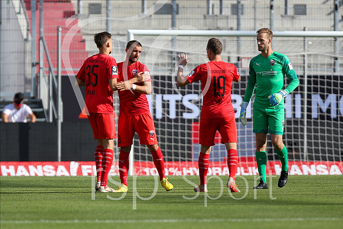 Fussball - 3. Bundesliga - Ingolstadt - Saison 2019/2020 - FC Ingolstadt 04 - 1. FC Nürnberg - Relegation Rückspiel - 11.07.2020 -  Foto: Ralf Lüger/rsp-sport.de