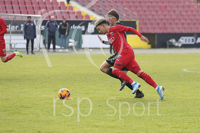 Fussball - A-Junioren Bundesliga - Ingolstadt - Saison 2019/2020 - FC Ingolstadt 04 - Greuther Fürth - 09.11.2019 -  Foto: Ralf Lüger