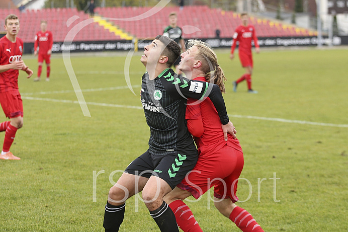 Fussball - A-Junioren Bundesliga - Ingolstadt - Saison 2019/2020 - FC Ingolstadt 04 - Greuther Fürth - 09.11.2019 -  Foto: Ralf Lüger