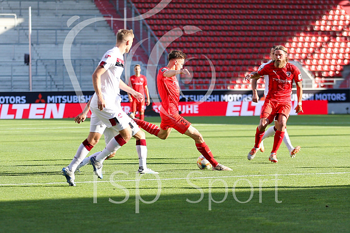 Fussball - 3. Bundesliga - Ingolstadt - Saison 2019/2020 - FC Ingolstadt 04 - 1. FC Nürnberg - Relegation Rückspiel - 11.07.2020 -  Foto: Ralf Lüger/rsp-sport.de