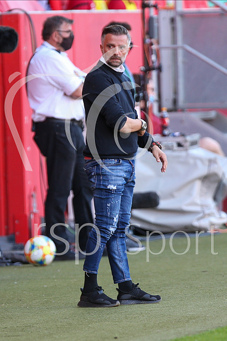 Fussball - 3. Bundesliga - Ingolstadt - Saison 2019/2020 - FC Ingolstadt 04 - 1. FC Nürnberg - Relegation Rückspiel - 11.07.2020 -  Foto: Ralf Lüger/rsp-sport.de
