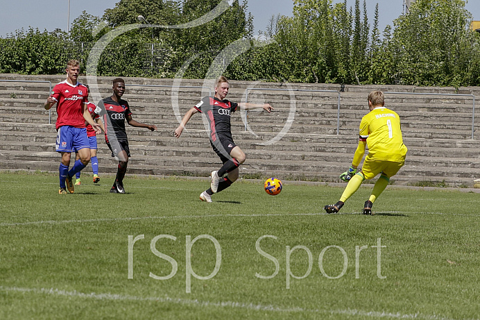 Fussball - B-Junioren Bundesliga - Ingolstadt - Saison 2018/2019 - FC Ingolstadt 04 - SpVgg Unterhaching - 12.08.2018 -  Foto: Ralf L