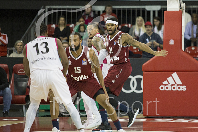 Herren - BBL - Basketball Bundesliga - Saison 2017/2018 - FC Bayern Basketball - Baskets Bonn  -  Foto: Ralf Lüger/rsp sport