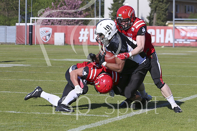 Football, GFL1, Saison 2019,Ingolstadt Dukes - Potsdam Royals - Testspiel - 20.04.2019