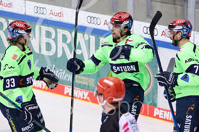 Eishockey - Herren - DEL - Saison 2020/2021 -   ERC Ingolstadt - Straubing Tigers - Foto: Ralf Lüger