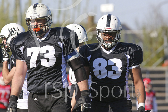 Football, GFL1, Saison 2019,Ingolstadt Dukes - Potsdam Royals - Testspiel - 20.04.2019