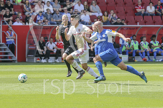 Fussball, Herren, 2. Bundesliga, Saison 2017/2018, FC Ingolstadt - Kiel