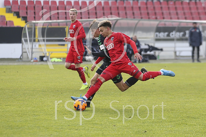 Fussball - A-Junioren Bundesliga - Ingolstadt - Saison 2019/2020 - FC Ingolstadt 04 - Greuther Fürth - 09.11.2019 -  Foto: Ralf Lüger
