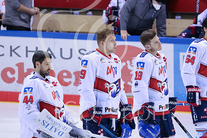 Eishockey - Herren - DEL - Saison 2020/2021 -   ERC Ingolstadt - Adler Mannheim - Foto: Ralf Lüger
