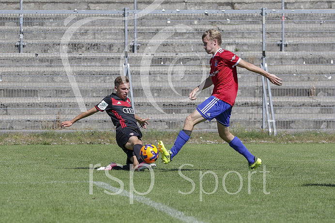 Fussball - B-Junioren Bundesliga - Ingolstadt - Saison 2018/2019 - FC Ingolstadt 04 - SpVgg Unterhaching - 12.08.2018 -  Foto: Ralf L