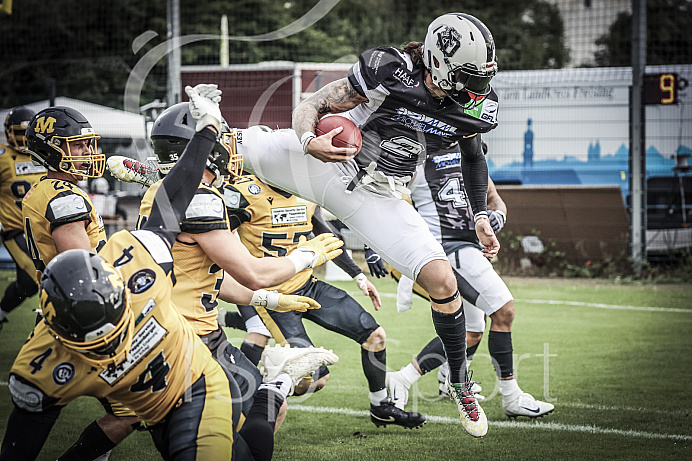 Football, GFL1, Saison 2023, Ingolstadt Dukes - Munich Cowboys - 01.07.2023 Football, GFL1, Saison 2023, Ingolstadt Dukes - Munich Cowboys - 01.07.2023