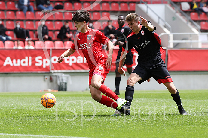 Fussball - B-Junioren - Relegation 2021  - FC Ingolstadt 04 - SSV Jahn Regensburg -  Foto: Ralf Lüger/rsp-sport.de