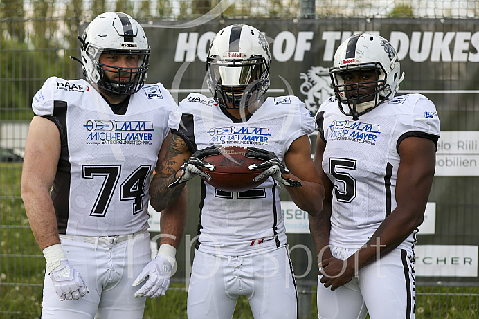 Football, Vorstellung der Importspieler, Saison 2022, Ingolstadt Dukes - 24.07.2021