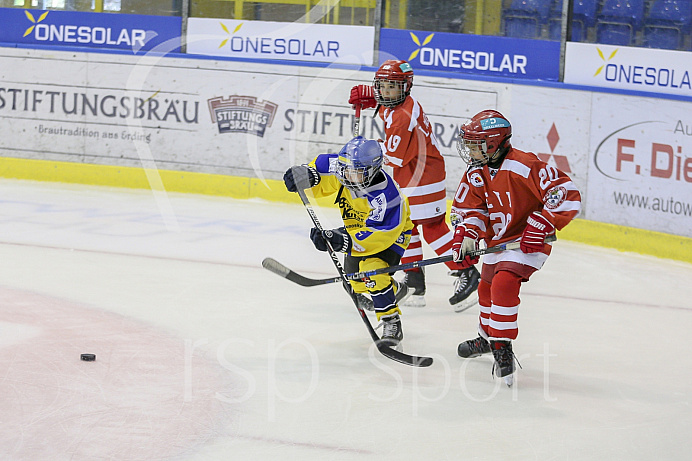 Eishockey, Knaben, Landesliga, Saison 2018/2019, Spiel 3, 14.10.2018, EC Pfaffenhofen - EV Landshut, Foto: Ralf L