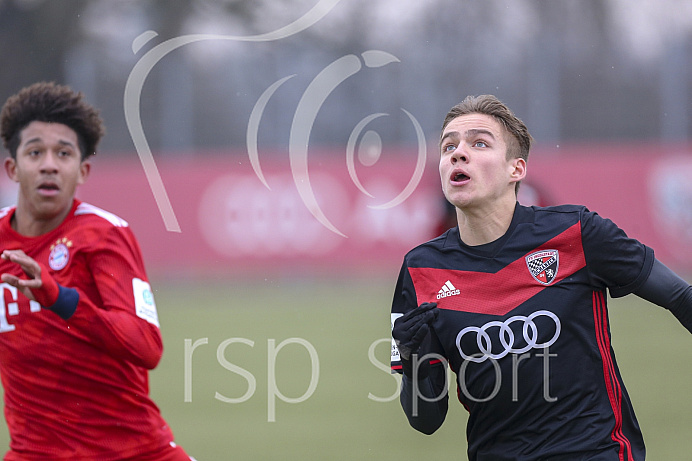 Fussball - A-Junioren Bundesliga - Ingolstadt - Saison 2018/2019 - FC Ingolstadt 04 - FC Bayern München - 20. Spieltag - 02.02.2019 -  Foto: Ralf Lüger/rsp-sport.de