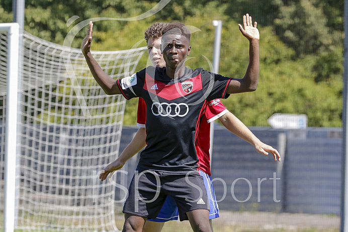 Fussball - B-Junioren Bundesliga - Ingolstadt - Saison 2018/2019 - FC Ingolstadt 04 - SpVgg Unterhaching - 12.08.2018 -  Foto: Ralf L