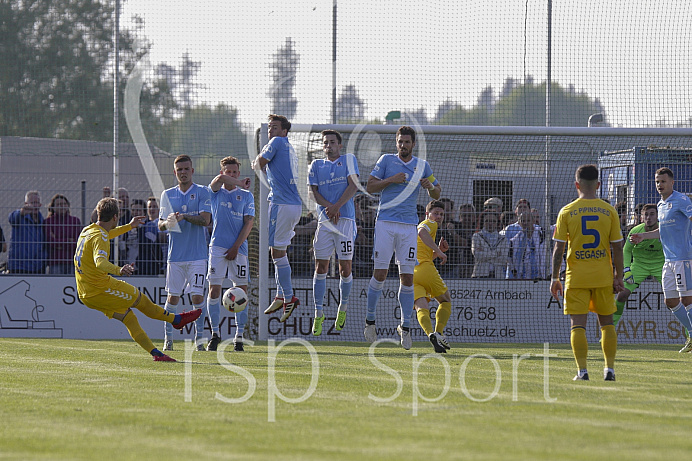Fussball, Regionalliga Bayern, Saison 2017/2018, FC IPipinsried - TSV 1860 München - Foto: rsp-sport / Ralf Lüger