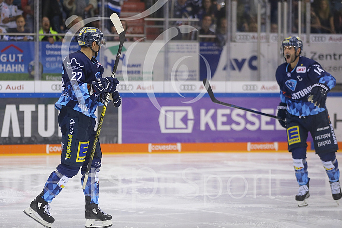 Eishockey - Herren - DEL - Saison 2019/2020, Spiel 2 - 17.09.2019 -  ERC Ingolstadt - Nürnberg Ice Tigers - Foto: Ralf Lüger