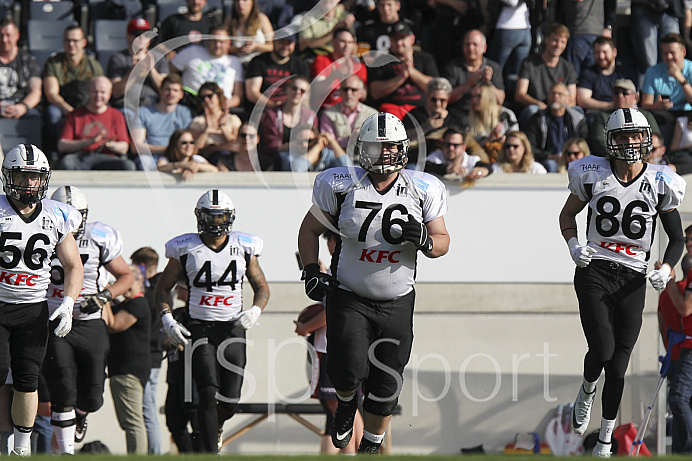 Football, GFL1, Saison 2018,  Stuttgart Scorpions - Ingolstadt Dukes, 28.04.2018