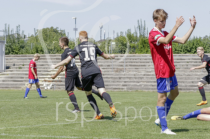 Fussball - B-Junioren Bundesliga - Ingolstadt - Saison 2018/2019 - FC Ingolstadt 04 - SpVgg Unterhaching - 12.08.2018 -  Foto: Ralf L