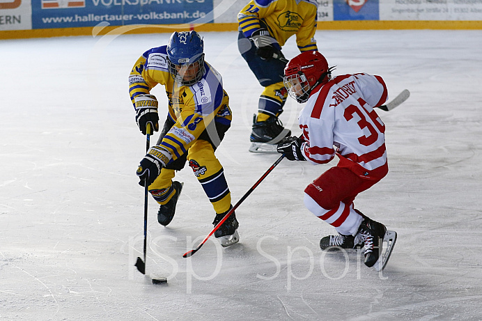 Eishockey, Knaben, Landesliga, Saison 2018/2019, Spiel 2, 06.10.2018, EC Pfaffenhofen - EV Landshut, Foto: Ralf L