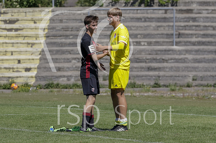 Fussball - B-Junioren Bundesliga - Ingolstadt - Saison 2018/2019 - FC Ingolstadt 04 - SpVgg Unterhaching - 12.08.2018 -  Foto: Ralf L
