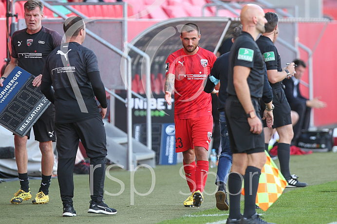 Fussball - 3. Bundesliga - Ingolstadt - Saison 2019/2020 - FC Ingolstadt 04 - 1. FC Nürnberg - Relegation Rückspiel - 11.07.2020 -  Foto: Ralf Lüger/rsp-sport.de