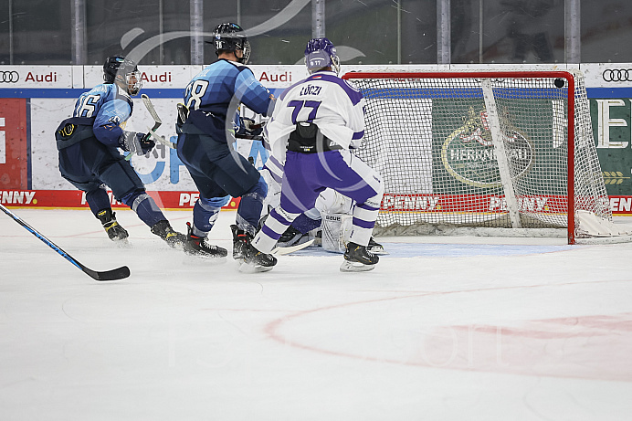 DNL - Eishockey - Saison 2023/2024  - Tespspiel - ERC Ingolstadt - Budapest - Foto: Ralf Lüger