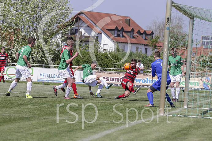 Fussball, Bayernliga, A-Junioren - Saison 2017/2018 - FC Ingolstadt 04 - FC Schweinfurt 05 - 21.4.2018 Fussball, Bayernliga, A-Junioren - Saison 2017/2018 - FC Ingolstadt 04 - FC Schweinfurt 05 - 21.4.2018