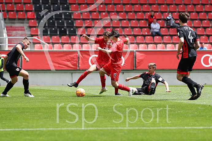 Fussball - B-Junioren - Relegation 2021  - FC Ingolstadt 04 - SSV Jahn Regensburg -  Foto: Ralf Lüger/rsp-sport.de