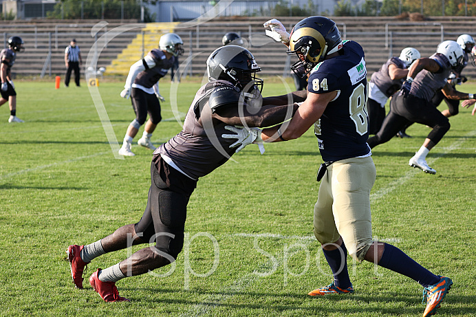 Football, Saison 2021, Ingolstadt Dukes - Nürnberg Rams - 02.10.2021 Football, Saison 2021, Ingolstadt Dukes - Nürnberg Rams - 02.10.2021