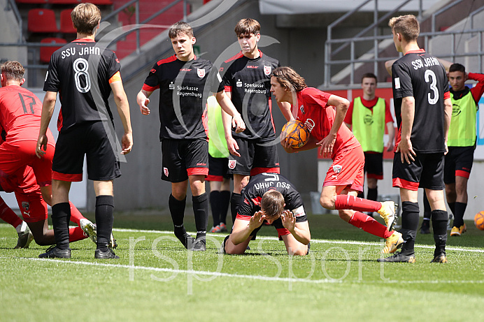 Fussball - B-Junioren - Relegation 2021  - FC Ingolstadt 04 - SSV Jahn Regensburg -  Foto: Ralf Lüger/rsp-sport.de