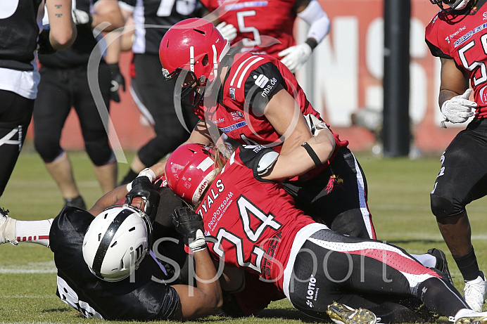 Football, GFL1, Saison 2019,Ingolstadt Dukes - Potsdam Royals - Testspiel - 20.04.2019