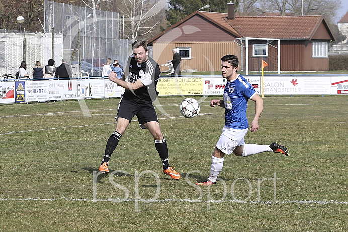 Fussball - Herren - Kreisliga Augsburg- Saison 2018/2019 - DJK Langenmosen - SC Griesbeckerzell - 24.03.2019 -  Foto: Ralf Lüger/rsp-sport.de