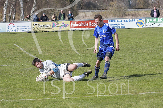 Fussball - Herren - B-Klasse  Augsburg - Saison 2017/18 - DJK Brunnen - SV Ludwigsmoos - Foto: Ralf Lüger/rsp-sport.de