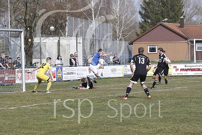 Fussball - Herren - Kreisliga Augsburg- Saison 2018/2019 - DJK Langenmosen - SC Griesbeckerzell - 24.03.2019 -  Foto: Ralf Lüger/rsp-sport.de