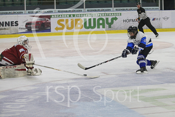 Eishockey - Nachwuchs U15 - Bayernliga - Saison 2019/2020 -  ERC Ingolstadt - Regensburg - Foto: Ralf Lüger