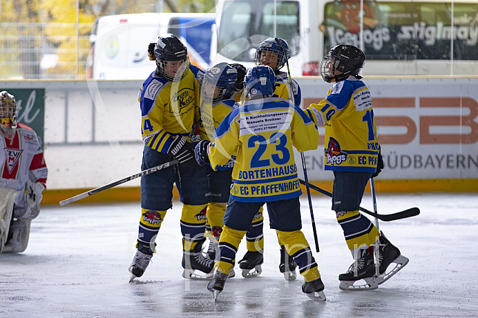 Eishockey, Knaben, Landesliga, Saison 2018/2019, Spiel 6, 03.11.2018, EC Pfaffenhofen - TEV Miesbach, Foto: Ralf Lüger/rsp-sport