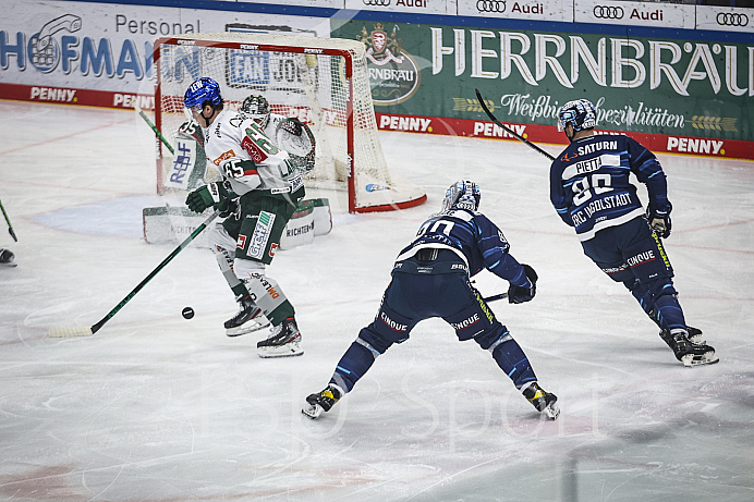 Eishockey - Herren - DEL - Saison 2021/2022 -   ERC Ingolstadt - Augsburger EV - Foto: Ralf Lüger