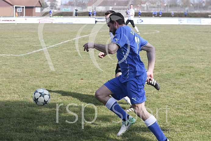 Fussball - Herren - Kreisklasse - Saison 2018/2019 - DJK Langenmosen - SC Ried/Neuburg  - 24.03.2019 -  Foto: Ralf Lüger/rsp-sport.de